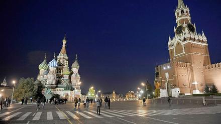 Der Rote Platz in Moskau.