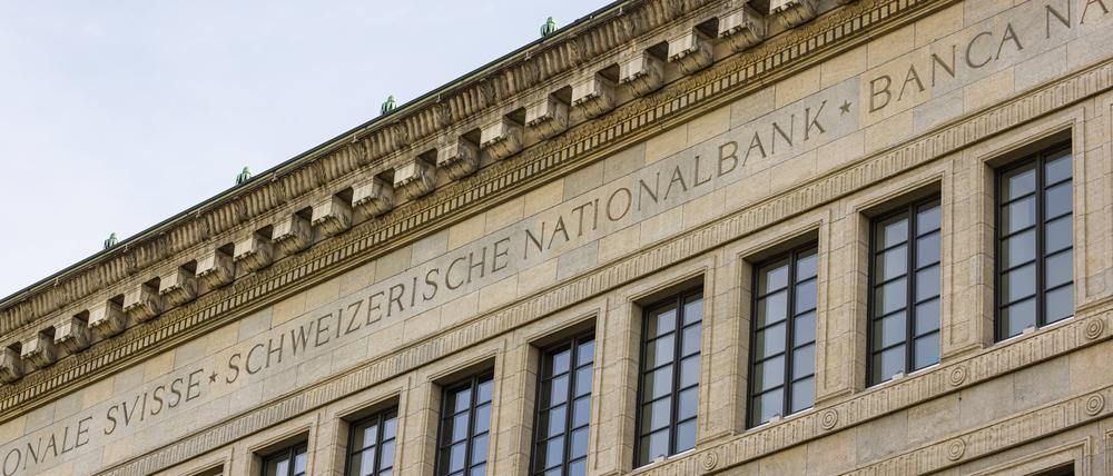 Die Schweizer Nationalbank an der Börsenstrasse in Zürich. Zürich, Schweiz, 29.10.2022