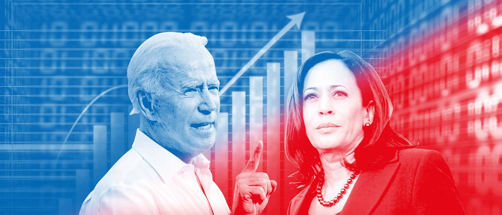 Der neue US-Präsident Joe Biden und seine Stellvertreterin Kamala Harris.