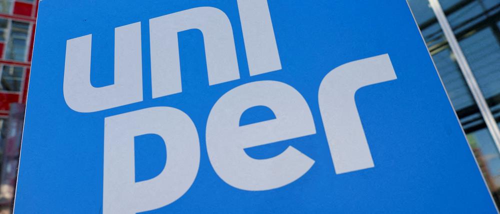 Logo an der Uniper-Zentrale in Düsseldorf