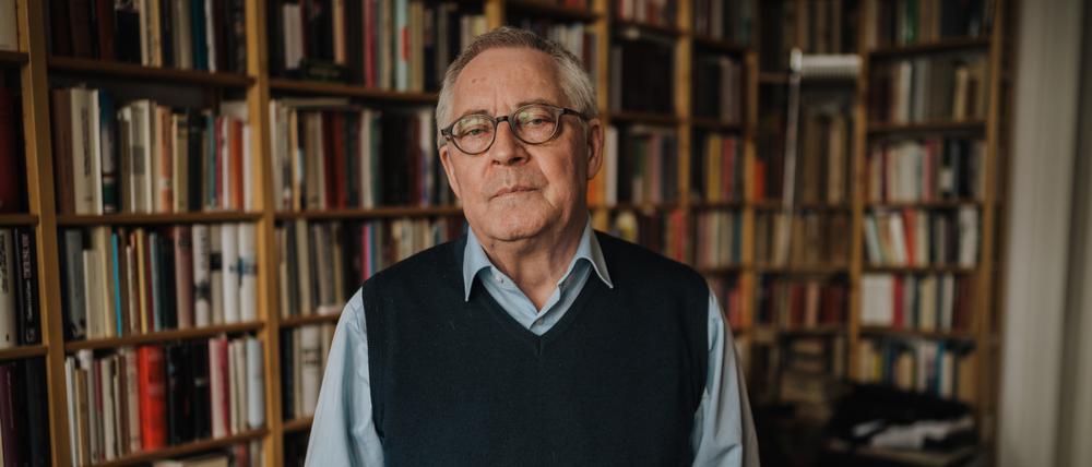 Karl Schlögel, deutscher Osteuropahistoriker und Publizist, auf einer Aufnahme von 2022.