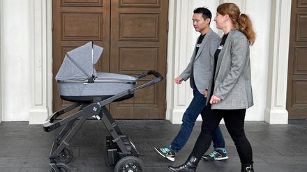Immer einen Schritt voraus: der selbstfahrende Buggy Ella.
 