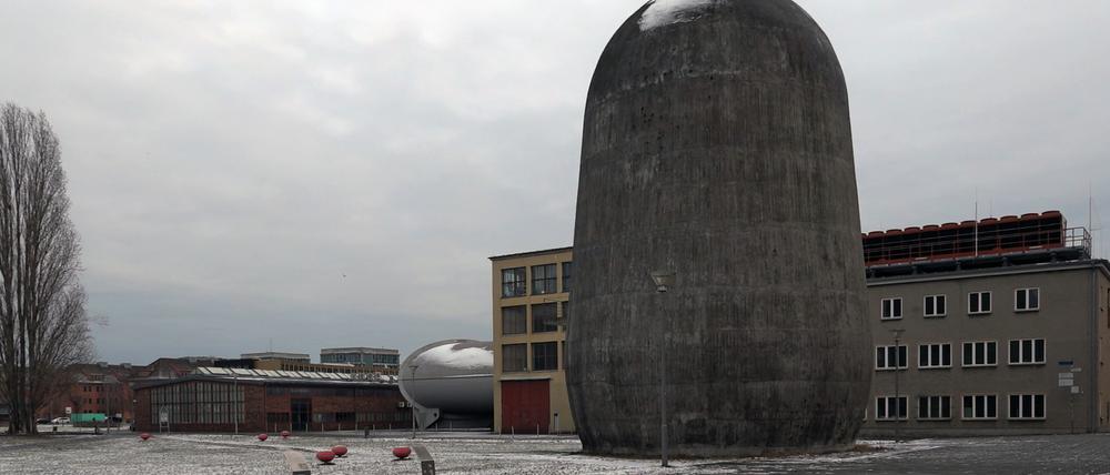 Menschenleer. Der Technologiepark Adlershof.