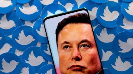 Elon Musk hatte Twitter im Oktober 2022 übernommen (Illustration).