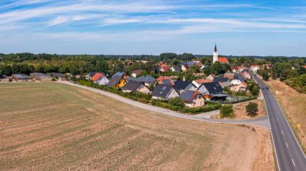 Blick auf Zerkwitz, einen Ortsteil von Lübbenau im Spreewald 