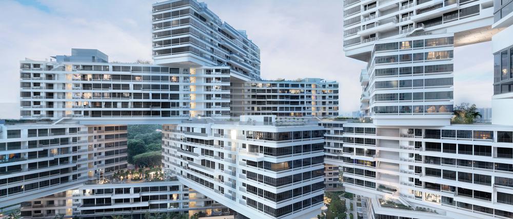 „The Interlace“ von Ole Scheeren, als er noch für das Architekturbüro OMA tätig war.