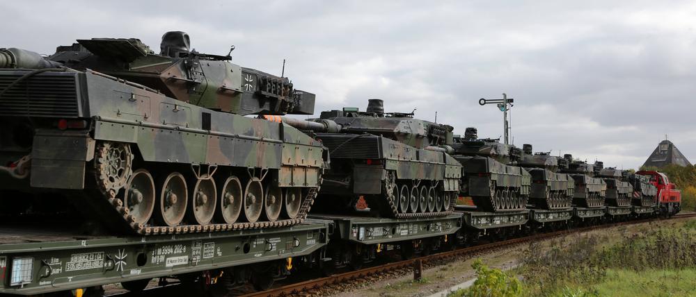 Panzer auf Schienen