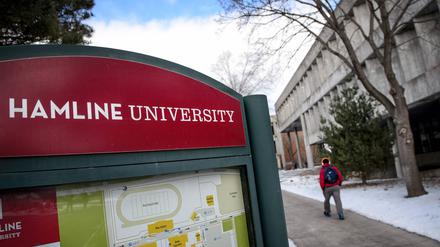 Der Campus der Hamline University in St. Paul, Minnesota, USA. 