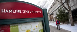 Der Campus der Hamline University in St. Paul, Minnesota, USA. 