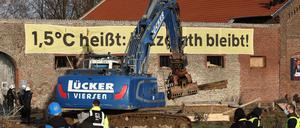 Lützerath wird es wohl bald nicht mehr geben.