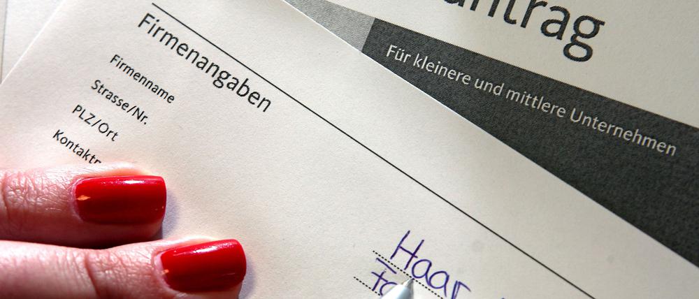 Firmen kommen aktuell schwerer an Kredite.