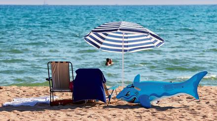 Urlaub am Strand.