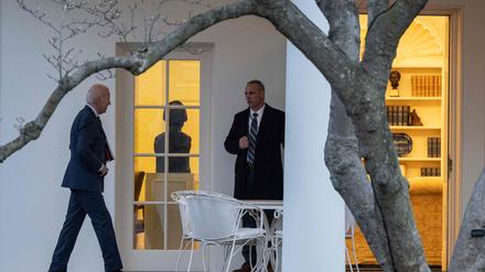 US-Präsident Joe Biden beim Weißen Haus