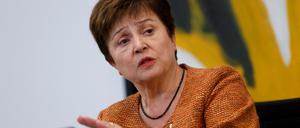 Kristalina Georgieva, Vorsitzende des IWF, in Berlin.