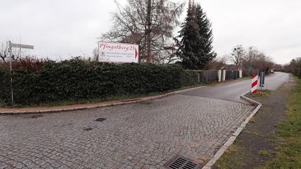 Die Straße Am Pfingstberg.