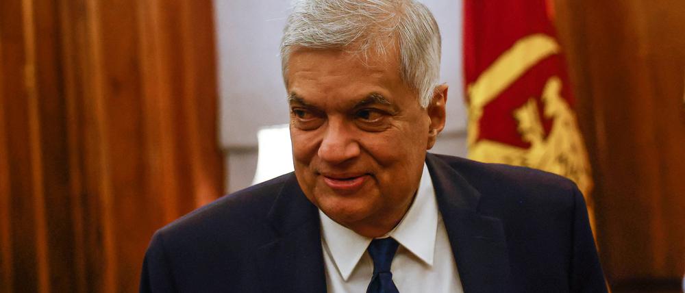 Sri Lanka’s Präsident Ranil Wickremesinghe.