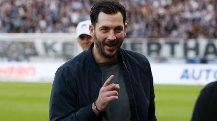 Sandro Schwarz, der Trainer von Hertha BSC, hat eine klare Vorstellung, wo er mit seiner Mannschaft hin will.