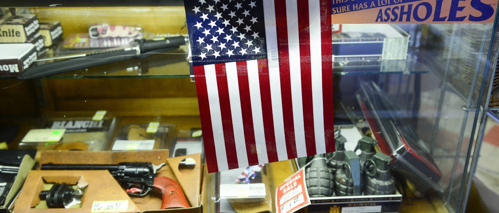 Waffenladen in den USA.