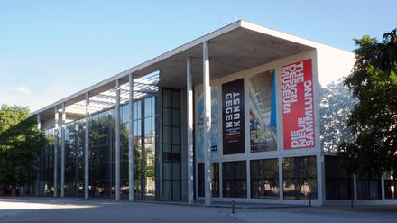 Außenansicht der Münchner Pinakothek der Moderne.