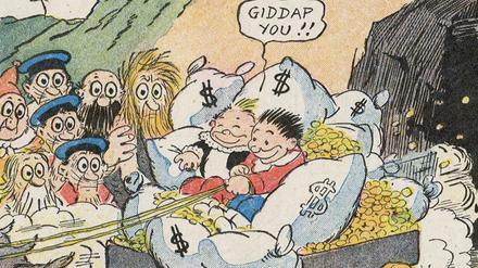 Ein Katzenjammer-Kid-Panel.