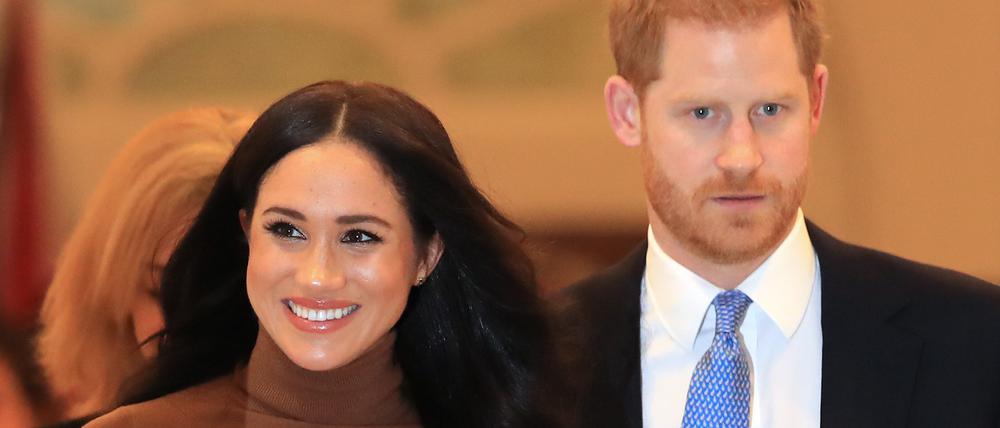 Der britische Prinz Harry und seine Frau, Herzogin Meghan.