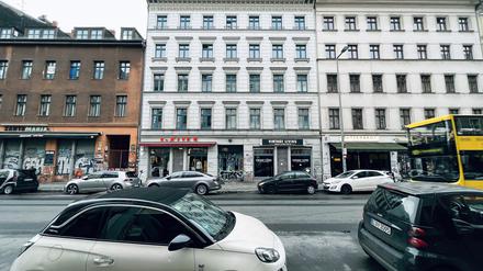 Das Wohnhaus mehrere Journalisten in der Oranienstraße 169 in Berlin-Kreuzberg