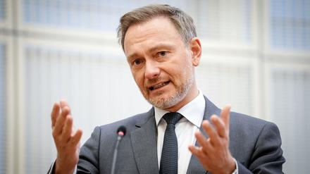 Christian Lindner (FDP), Bundesminister der Finanzen.