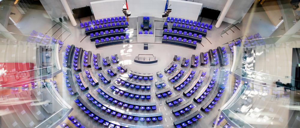 Der Deutsche Bundestag. Künftig kleiner.