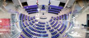 Der Deutsche Bundestag. Künftig kleiner.