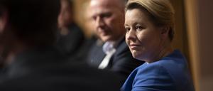 Der CDU-Spitzenkandidat Kai Wegner und SPD-Spitzenkandidatin Fransika Giffey für die anstehende Wahl zum Abgeordnetenhaus. 