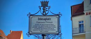 Der neue Odesaplatz in Karlshorst. 