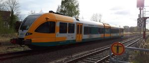 Die Triebwagen der Odeg fahren nur noch bis Michendorf