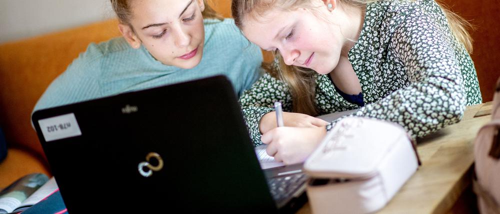 Digitales Arbeiten soll an Schulen eine Ergänzung sein, auch für Gruppenarbeiten.