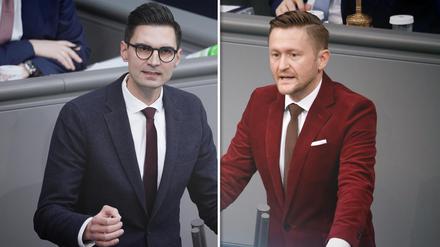CSU-Politiker Stefinger (links) und sein CDU-Kollege Müller haben ihre Beziehung auf Twitter bekannt gemacht.