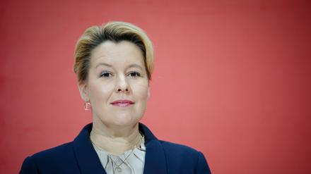 Franziska Giffey (SPD), Regierende Bürgermeisterin von Berlin und Spitzenkandidatin für die Wahl zum Berliner Abgeordnetenhaus.