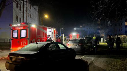 Feuerwehr und Polizei sind bei einem Wohnungsbrand in Berlin-Britz im Einsatz. Bei einem Wohnungsbrand in Berlin-Britz ist ein Kind ums Leben gekommen.