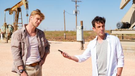 Ben (B.J. Novak, rechts) hat in Ty (Boyd Holbrook) den perfekten Vertreter des vergessenen Amerikas für seinen Podcast gefunden.