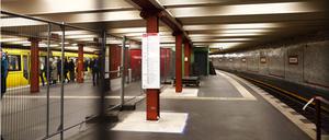 Der Pendelverkehr auf der U2 bleibt bis auf weiteres bestehen.
