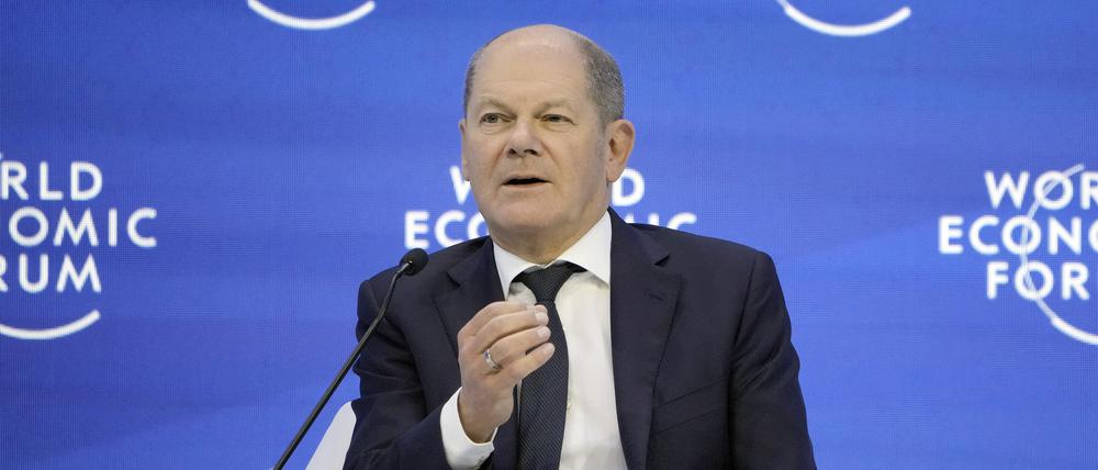 Bundeskanzler Olaf Scholz (SPD).