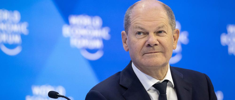 Der Bundeskanzler Olaf Scholz (SPD).