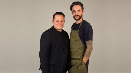 Gemischtes Doppel: André Macionga und Sebastian Leyer.