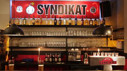 Der neue Tresen der Kneipe „Syndikat“ im ehemaligen „Laika“ in der Emser Straße.