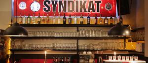 Der neue Tresen der Kneipe „Syndikat“ im ehemaligen „Laika“ in der Emser Straße.