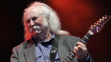 David Crosby von der US-Band Crosby, Stills and Nash tritt auf der Hauptbühne während des 35. Paleo Open-Air-Musikfestivals auf.