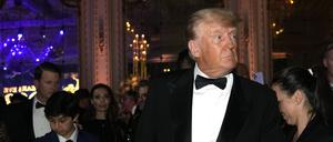 Donald Trump bei einer Silvesterparty in Mar-a-Lago in Palm Beach, Florida.