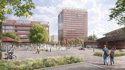 Neuer Vorplatz Siemensstadt