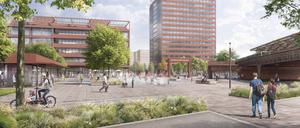 Neuer Vorplatz Siemensstadt