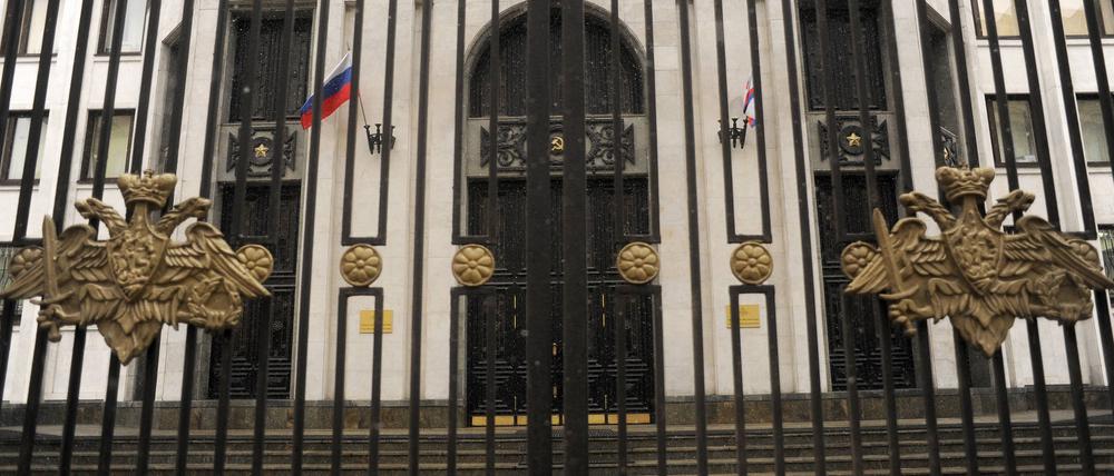 Das Gebäude des Verteidigungsministeriums in Moskau.