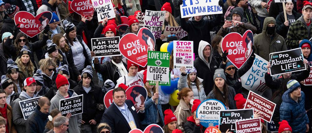 Tausende sind beim „March for Life“ in Washington.