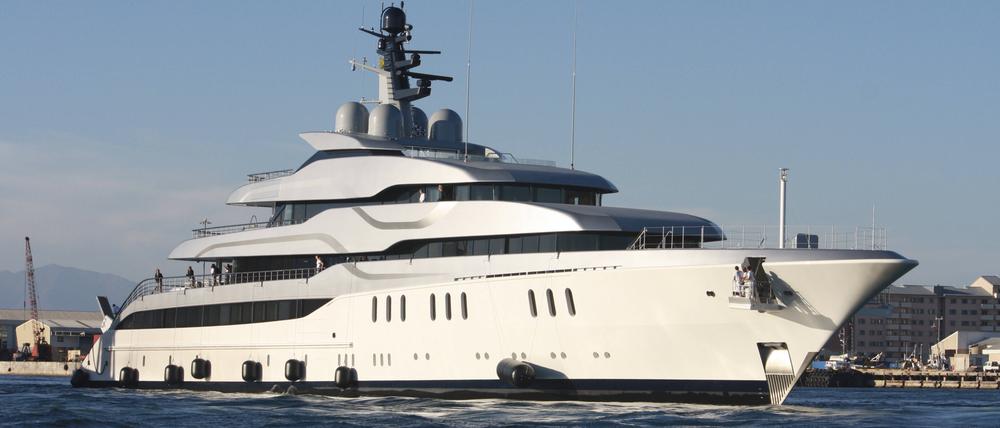 Die 78 Meter lange Motoryacht Tango, ausgeliefert 2011 von der niederländischen Werft Feadship.